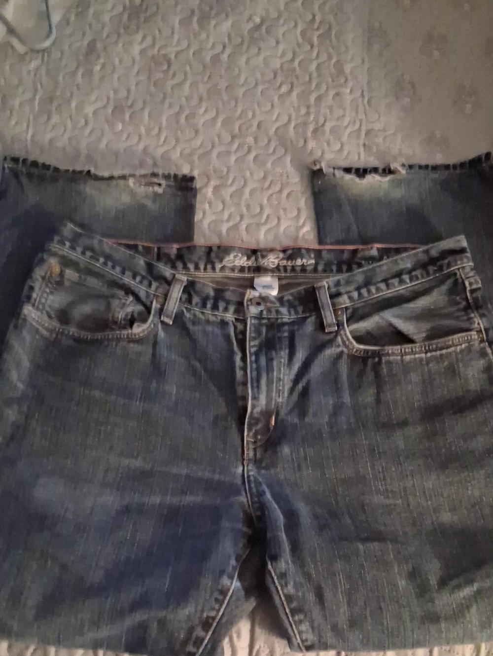 Eddie Bauer Men's Faded Blue Relaxed Jeans